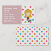 Cartes de visite de nettoyage de maison (Devant / Derrière)