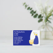 Cartes de visite de nettoyage de maison (Debout devant)