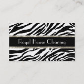 Cartes de visite de nettoyage de maison (Dos)