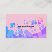 Cartes de visite de nettoyage de maison profession (Dos)