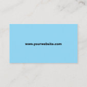 Cartes de visite de nettoyage de maison profession (Dos)