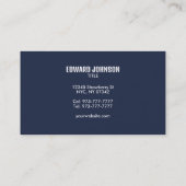 Cartes de visite de nettoyage de pool personnalisa (Dos)