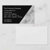 Cartes de visite De Nettoyage Et D'Installation Du (Devant / Derrière)