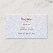 Cartes de visite de nettoyage moderne personnalisa (Dos)