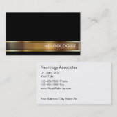 Cartes de visite de neurologue (Devant / Derrière)