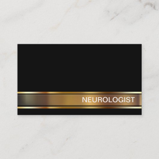 Cartes de visite de neurologue (Devant)