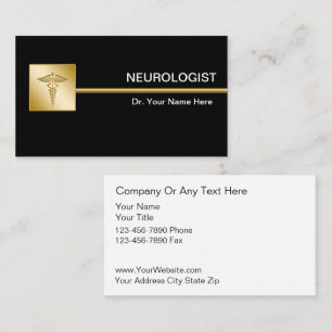 Cartes de visite de neurologue Classeuse Médicale