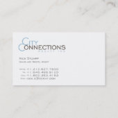 Cartes de visite de Nick Stumpf (Dos)