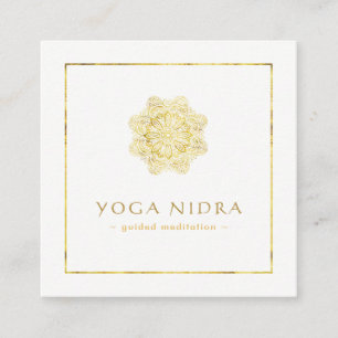Cartes de visite de Nidra de yoga