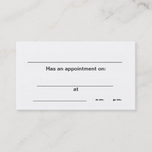 cartes de visite de "nomination"