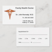 cartes de visite de nomination 2 (Devant / Derrière)