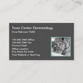 Cartes de visite de nomination dermatologue (Devant)