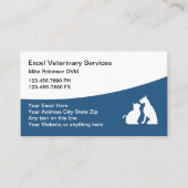 Cartes de visite de nomination des vétérinaires po (Devant)