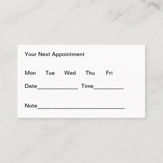 Cartes de visite de nomination d'un oncologiste Mé (Dos)