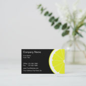 Cartes de visite de nourriture (Debout devant)