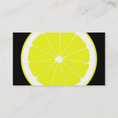 Cartes de visite de nourriture (Dos)