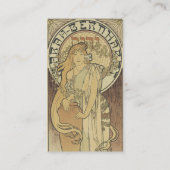 Cartes de visite de Nouveau d'art (Dos)