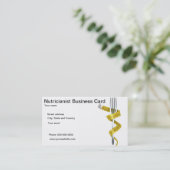 Cartes de visite de Nutricianist ou de (Debout devant)