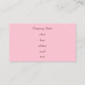 Cartes de visite de pain d'épices (Dos)