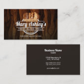 Cartes de visite de pain personnalisables (Devant / Derrière)