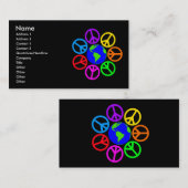 CARTES DE VISITE DE PAIX DU MONDE (Devant / Derrière)