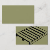 Cartes de visite de palette (Devant / Derrière)
