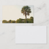 Cartes de visite de palmier (Devant / Derrière)