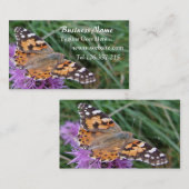 Cartes de visite de papillon (Devant / Derrière)