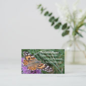 Cartes de visite de papillon (Debout devant)