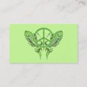CARTES DE VISITE DE PAPILLON DE SIGNE DE PAIX (Dos)