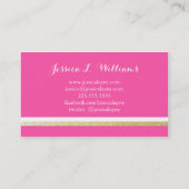 Cartes de visite de parties scintillantes (Dos)