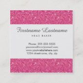 Cartes de visite de parties scintillantes de (Dos)