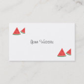 Cartes de visite de pastèque (Dos)