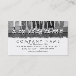 Cartes de visite de patinage à rouleaux