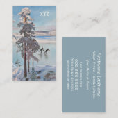 Cartes de visite de patins Gallen-Kallela (Devant / Derrière)