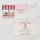 Cartes de visite de pâtisserie (Devant / Derrière)
