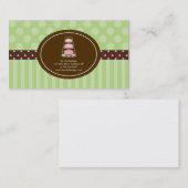 Cartes de visite de pâtisserie ou de boulangerie (Devant / Derrière)