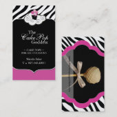 Cartes de visite de pâtisseries - Personnalisé (Devant / Derrière)