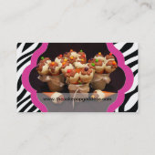 Cartes de visite de pâtisseries - Personnalisé (Dos)