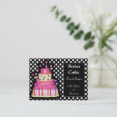 Cartes de visite de pâtissiers (Debout devant)