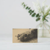 Cartes de visite de pattes de chien (Debout devant)