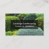 Cartes de visite de paysage à double face (Devant)