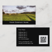 Cartes de visite de paysage de campagne (Devant / Derrière)