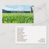 Cartes de visite de paysage personnalisables (Devant / Derrière)