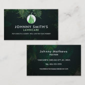 Cartes de visite de paysage tropical personnalisab (Devant / Derrière)