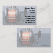 Cartes de visite de pêche (Devant / Derrière)