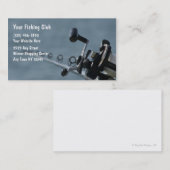 Cartes de visite de pêche (Devant / Derrière)