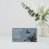 Cartes de visite de pêche (Debout devant)