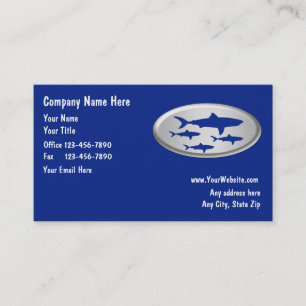 Cartes de visite de pêche