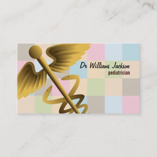 Cartes de visite de pédiatre (Devant)